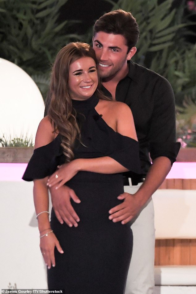 Katherine also talked about how she thinks Violet would be most like Dani Dyer on the show, who emerged as the Girl Next Door type (Dani seen with show partner Jack Fincham)