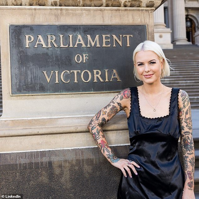 Ms Purcell is the youngest woman in any Australian parliament and the second-youngest woman ever elected to the Legislative Council of Victoria