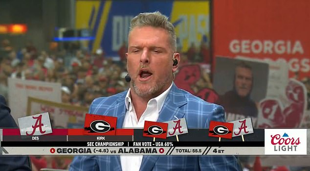 McAfee already has a heavy workload - with a daily show and a spot on College GameDay