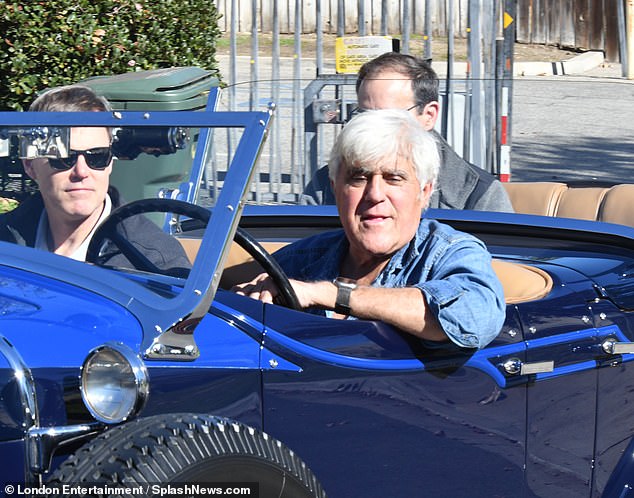 On Monday, the comedian was spotted again driving around with some friends in one of his vintage cars