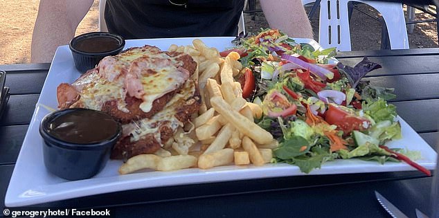 A man called Robert criticized the pub for serving a huge 'challenge meal' to a customer he called 'obese'