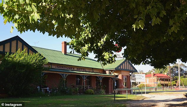 The Gerogery Hotel is known for its 'challenge meals', where customers try to eat a huge plate of steak, chicken parmigiana or a burger in under an hour