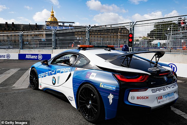 The BMW i8 is another example of an electric vehicle that has been used as a safety car in international races