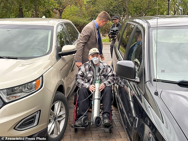 Martin showed little emotion as the judge pronounced the sentence and was physically unable to fully rise from his chair when the judge adjourned the hearing.  He refused to address the court