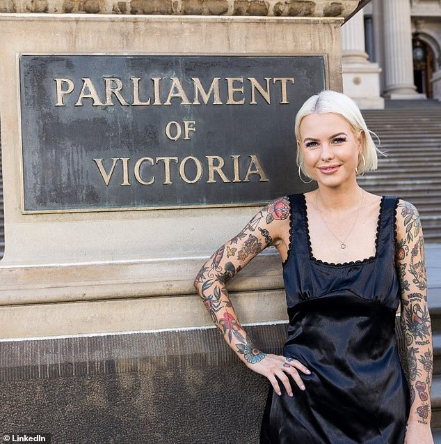 Ms Purcell is the youngest woman in any Australian parliament and the second-youngest woman ever elected to the Legislative Council of Victoria