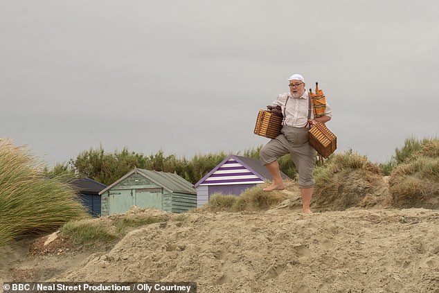 While the cast were filming the upcoming scenes on the beach last year, Cliff Parisi (pictured), who plays Fred Buckle in the BBC series, suffered from hyperthermia due to the weather conditions.