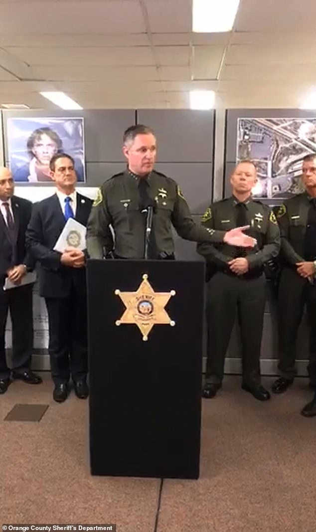 In 2018, Orange County Sheriff Don Barnes (pictured) announced the significant arrest of Kevin Konther in the two cold case rapes of the 1990s