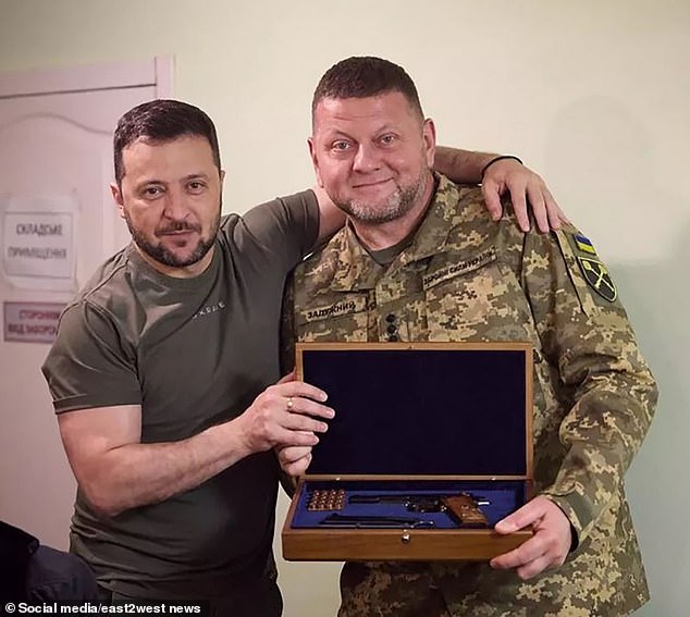 Zelensky and Zaluzhnyi.  Some analysts see Zaluzhnyi as a threat to Zelensky and a likely future president of Ukraine