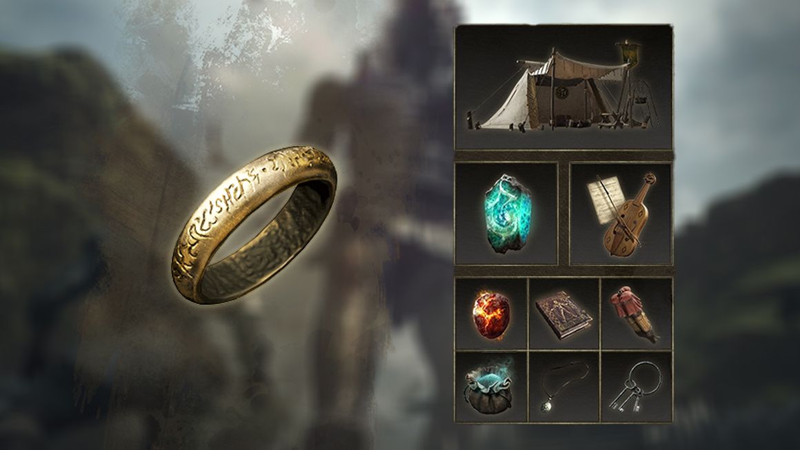 A stock photo of the in-game items included as a pre-order bonus with the Deluxe Edition of Dragon's Dogma 2