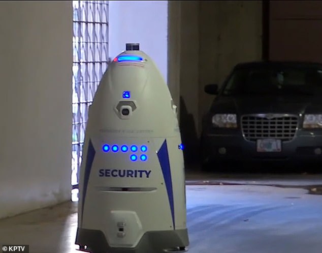 The issue has become so dire that the owner of Oregon's largest office building, the US Bancorp Tower, has had to turn to a security robot to guard his property