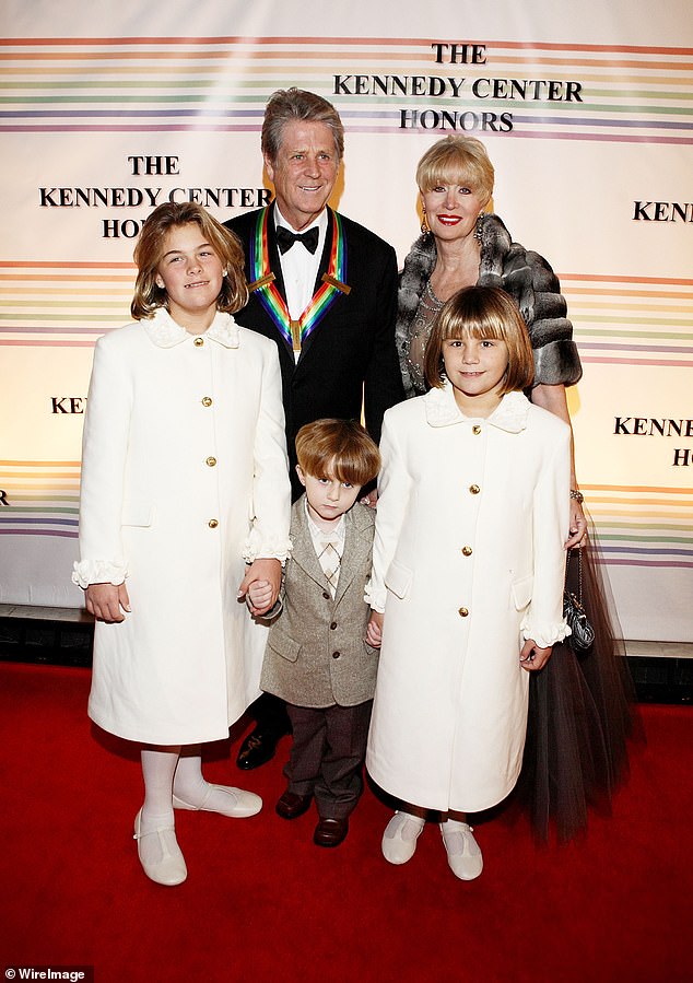 Wilson and Ledbetter posed with their children Daria, Dylan and Delanie at the Kennedy Center in Washington, D.C. in 2007