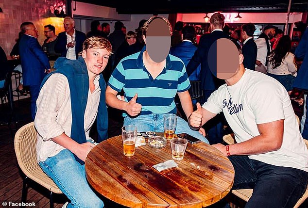 Teenager Lachie Chittenden (left) tried to keep his arrest and trial a secret, not even telling his wealthy father, who only found out on Tuesday via Daily Mail Australia