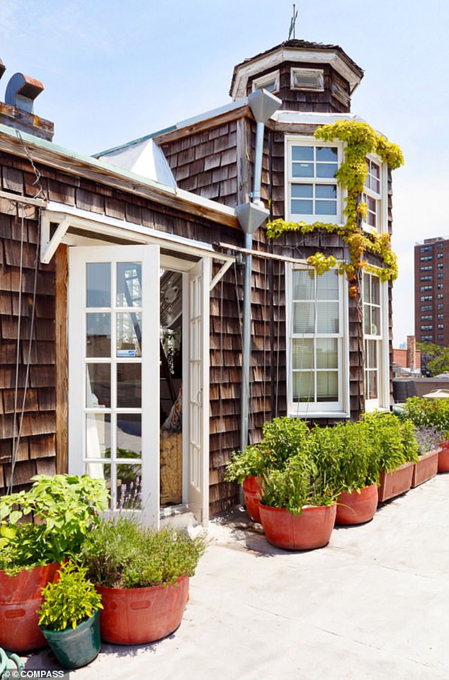 The weathered cottage offers a taste of the coast six floors up in the East Village