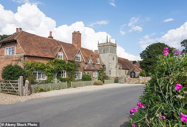 The Berkshire village of Bucklebury, where Carole and Michael live