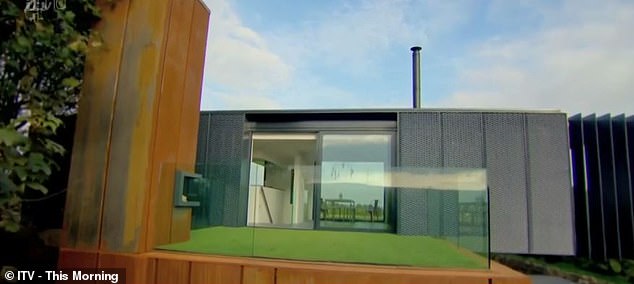 Professional architect Patrick Bradley divided opinion when he announced plans to build on a plot of land on his parents' farm in Slaughtnell, Northern Ireland.  Patrick's house is in a secluded spot on the family farm and the four shipping containers form a giant cross