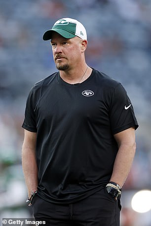 Jets offensive coordinator Nathaniel Hackett