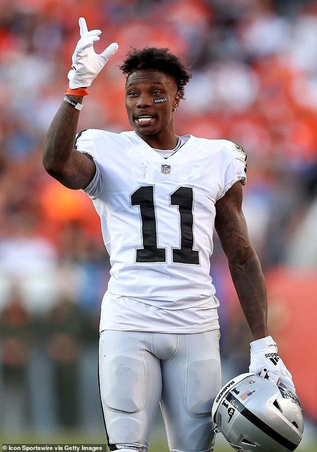 The wide receiver was released by the Las Vegas Raiders less than 24 hours after his arrest