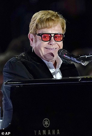 Pictured: Elton John performing at the White House in Washington, 2022