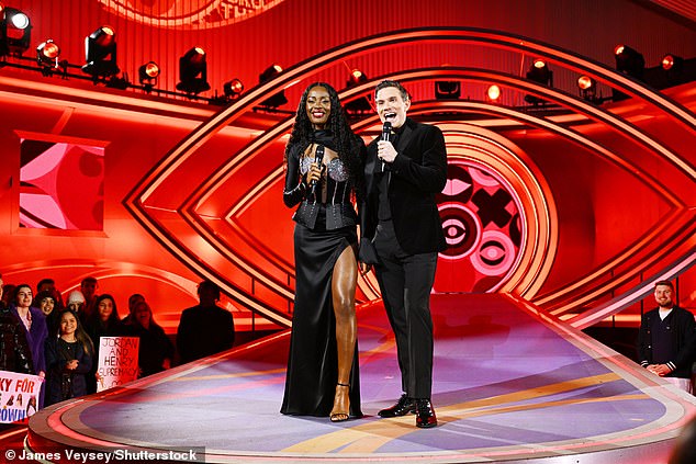 The hit ITV2 reality show will start filming in a few weeks as the stars will record their first VTs in mid-late February, ahead of the show airing in March (pictured by presenters AJ Odudu and Will Best)