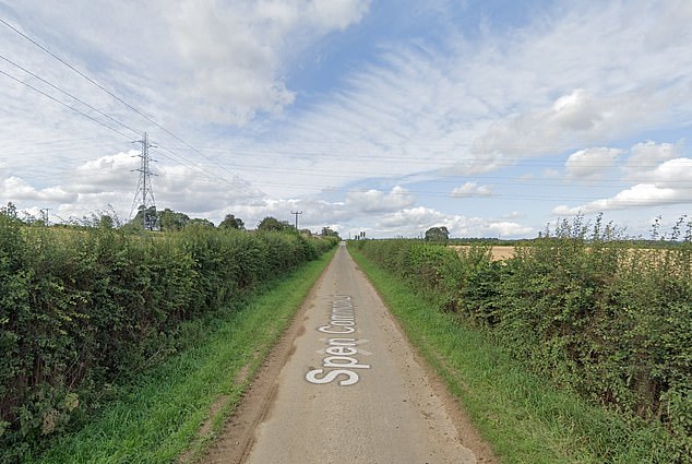 Rosie was just hours away from death after she was callously dumped in a hedge in Tadcaster, North Yorkshire (Google Street View)