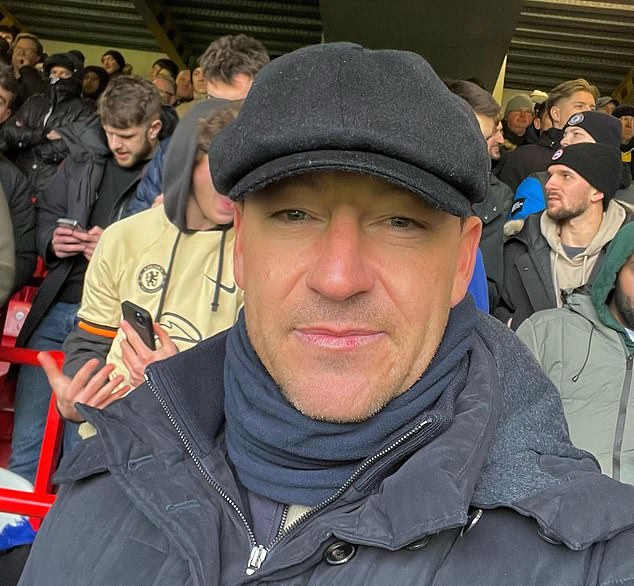 He was at the 2023 match as a fan, joining the away fans at Anfield