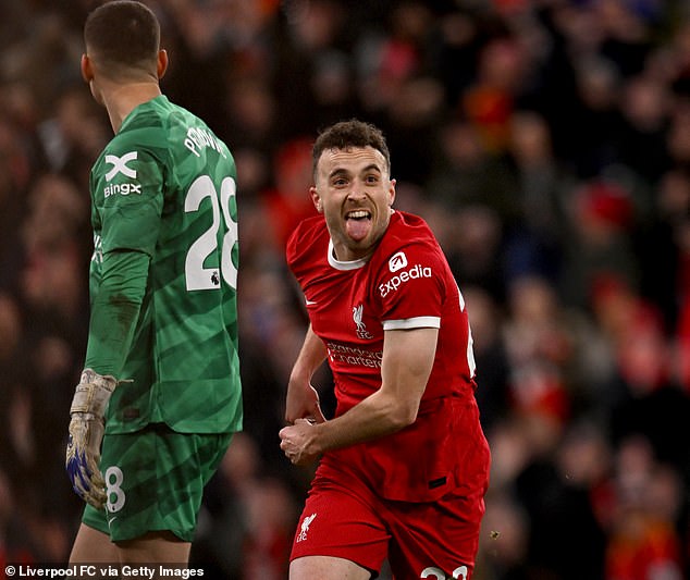 Diogo Jota put Liverpool ahead after smashing his way through Chelsea's defence