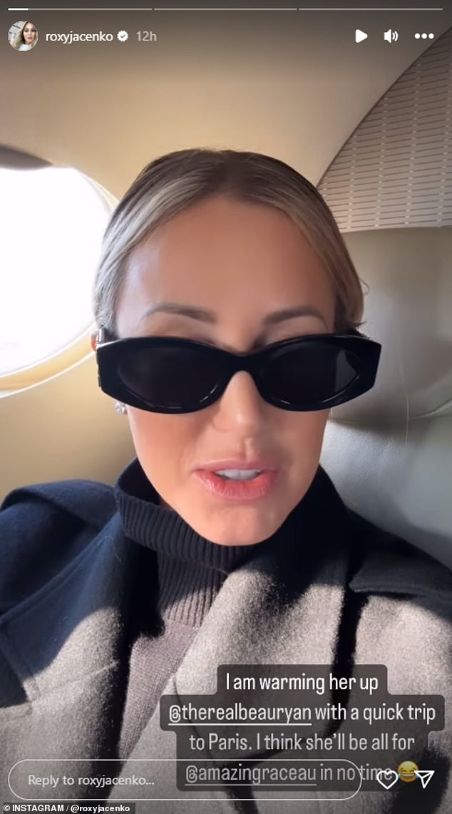 The PR guru, 43, also shared a video on Instagram on Wednesday, taken from a plane, confirming she would appear in the upcoming celebrity edition