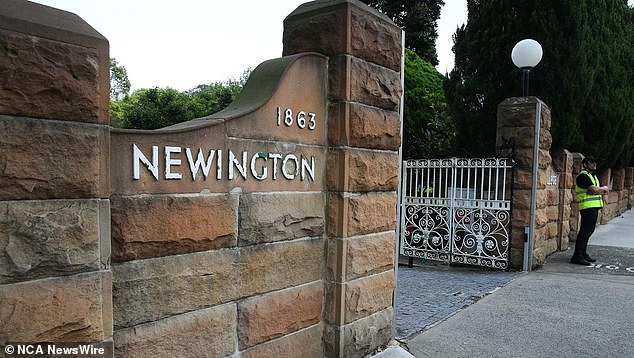 The protesting parents said they were not involved in the discussion and that Newington College had not consulted enough people before making the decision