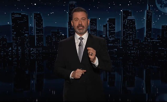 The New York Jets quarterback sparked controversy last week by suggesting that Jimmy Kimmel (pictured) will be named as one of Jeffrey Epstein's associates