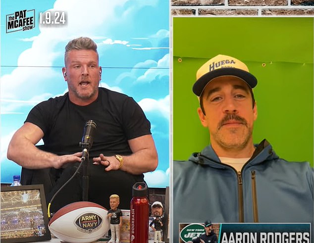 Pat McAfee says Aaron Rodgers will no longer appear on his daily ESPN show