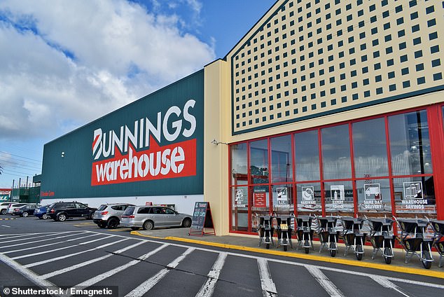 The man who visited the local Bunning's store (pictured) made the life-changing move and bought a ticket from the news agency to enter the $30 million draw