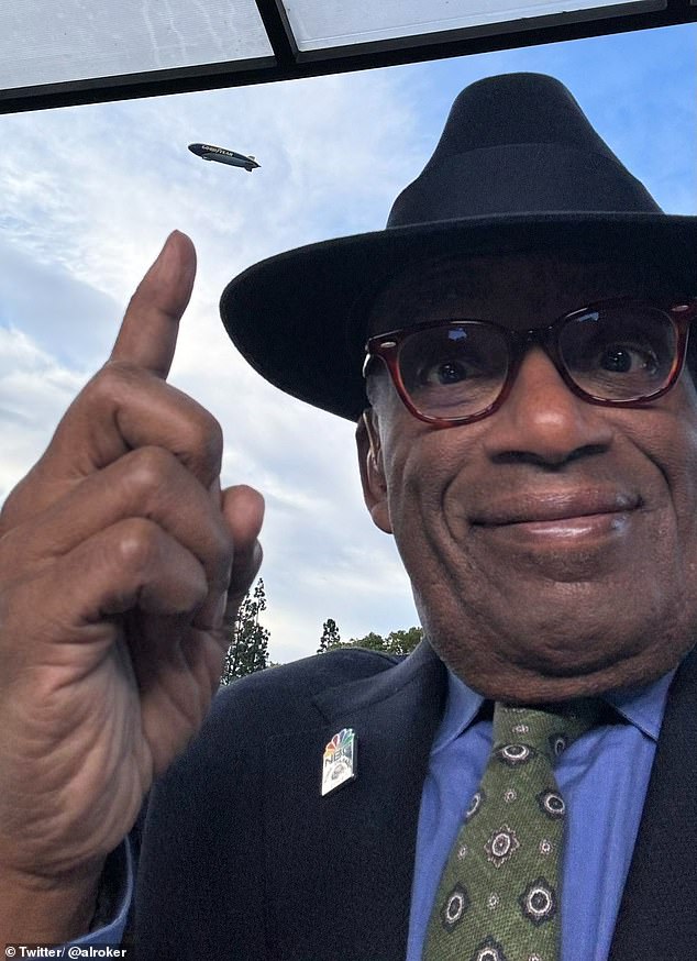 Al Roker (seen at the event) has divided the internet over his Rose Bowl Parade performance - with some viewers claiming he 'ruined' the event and others defending him