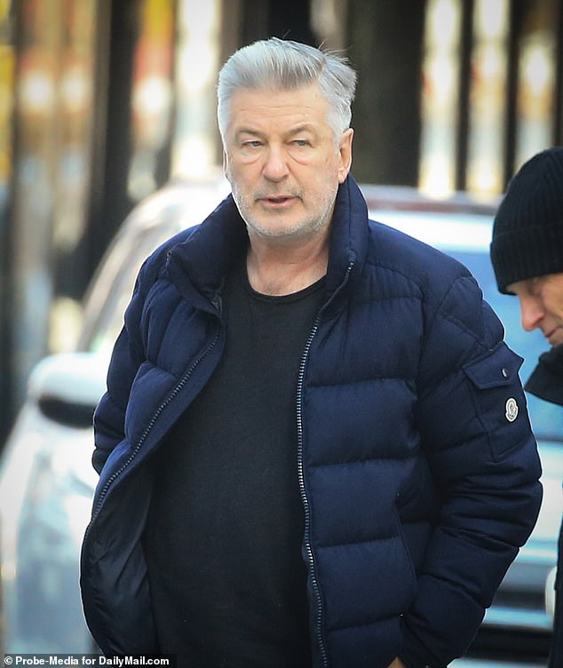 Baldwin seen on the streets of Manhattan after being charged for the second time in the 'Rust' movie set tragedy