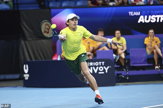 Alex de Minaur triumphed 6-4, 6-4 against world number one Novak Djokovic