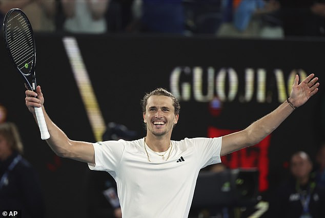 Alexander Zverev defeated Carlos Alcaraz to book his place in the last four of the Australian Open