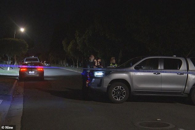 Police are investigating the death of a three-month-old baby at a home in Alfredton, west of Ballarat, about 9pm on Saturday evening (photo, police at scene)