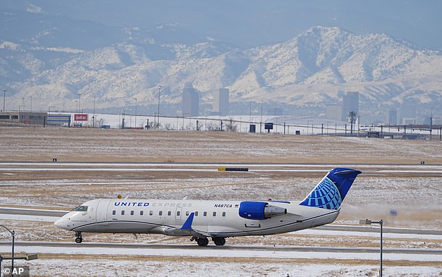 Travelers looking for a tropical escape can expect 'friendly rollercoaster-like' bumps on their flights from Denver (pictured) as America's most turbulent flight paths have been revealed