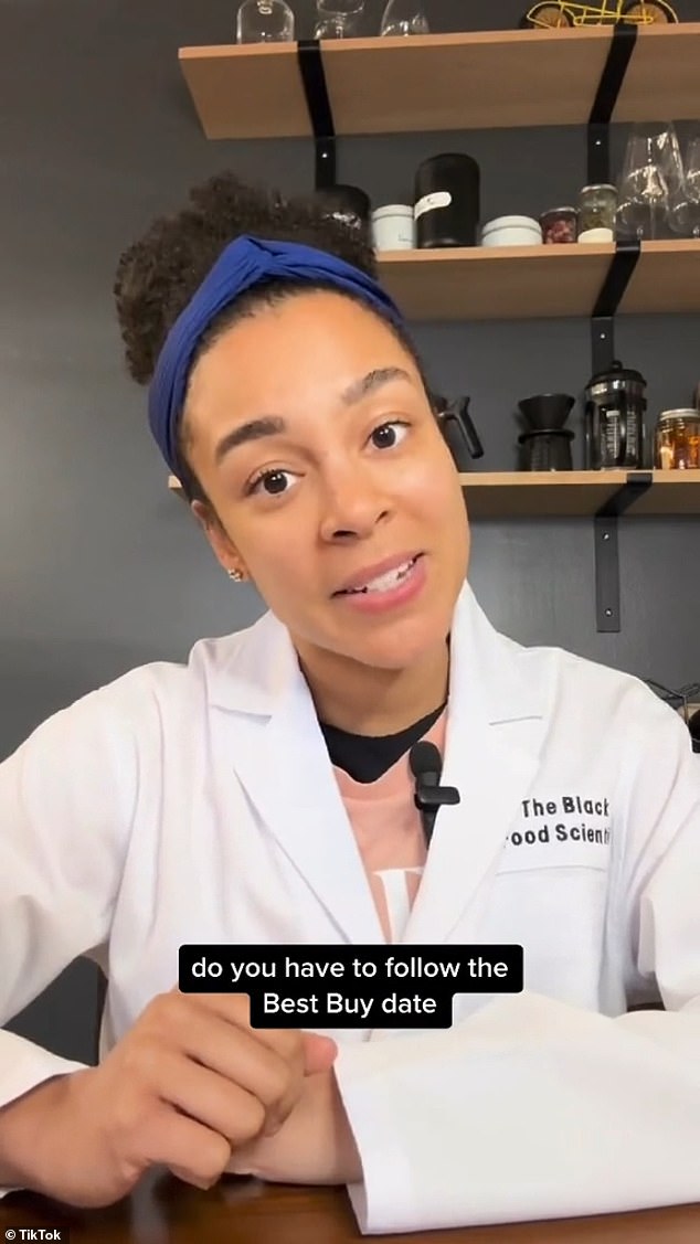 Food scientist Brittany Towers Lewis shares 'Science in 60 Seconds' posts and provides followers with food science facts on her TikTok