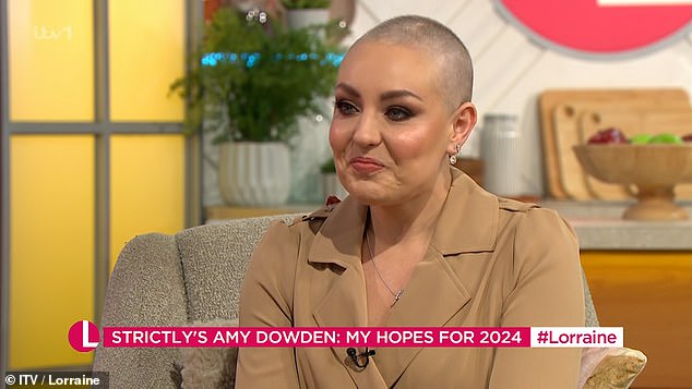 Amy Dowden has admitted she felt 'bitter' seeing others' 2023 highlights on New Year's Eve amid her battle with breast cancer