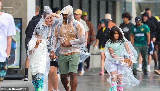 Residents on Australia's east coast have been warned to bunker down for a new round of storms likely to last until January (pictured)