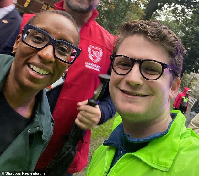 Don't celebrate now that Claudine Gay is gone.  Harvard's next president could be even worse.  (Above) Shabbat Kestenbaum with Dr.  Claudine Gay