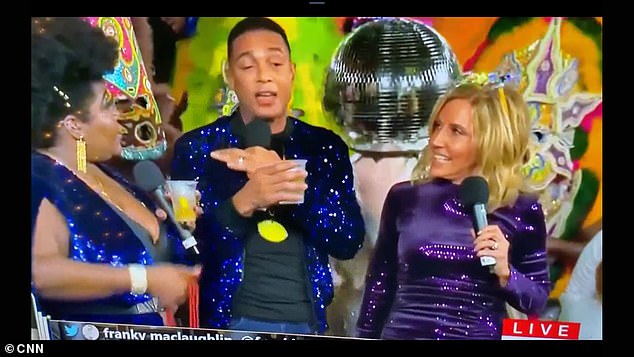 During the 2022 New Year's Eve show, Lemon drunkenly railed against his 'haters' and told them to 'kiss my butt'