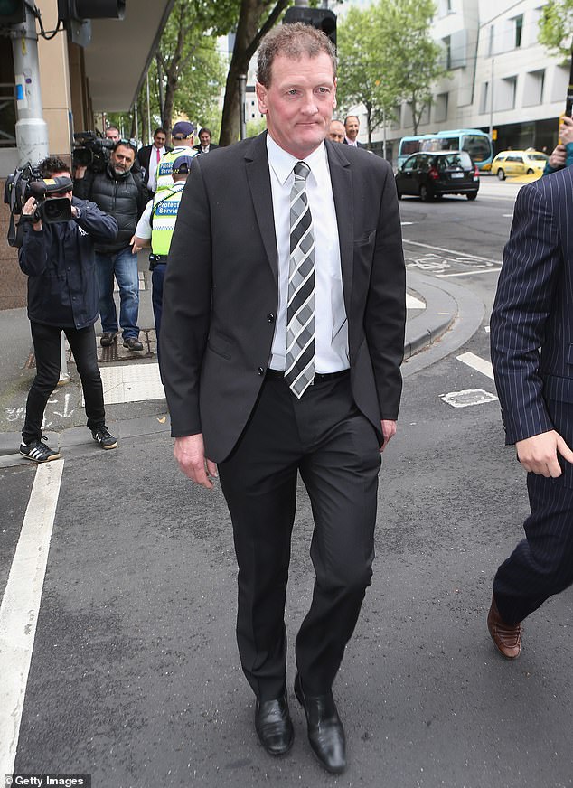 Ricky Nixon, 60, was due to appear in the Melbourne District Court on Monday morning but by 3.15pm he had not appeared or contacted the court to explain his absence.