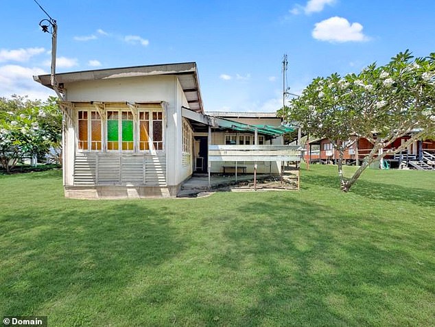 The two-bedroom house is located at 84 Empress Close in the village of Cungulla, a coastal village of beach huts and houses just 45km south-east of Townsville, Queensland.