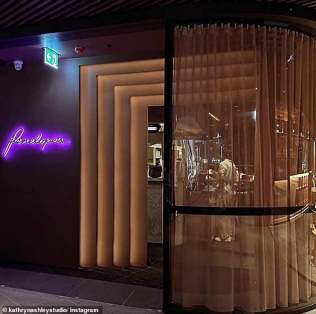 Luxury restaurant Penelope's (pictured) offers guests an 'Invasion Day' menu with a bizarre range of food items