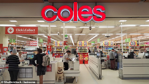 All Coles stores are open on Australia Day, with the exception of some stores in South Australia.  A Coles store in Sydney is pictured