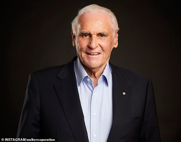 Australian billionaire property developer Lang Walker AO (photo) died overnight at the age of 79