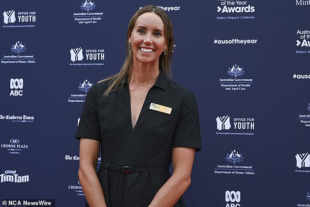 Australian Olympic swimmer Emma McKeon (pictured), 29, has been recognized as Young Australian of the Year