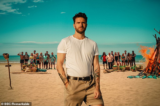 A reboot of Survivor, which reportedly cost the BBC just £20m, bombed in the ratings (presenter Joel Dommett pictured)