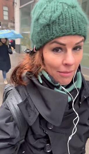 She filmed a farewell video while walking to work in New York City, waving goodbye after overseeing 